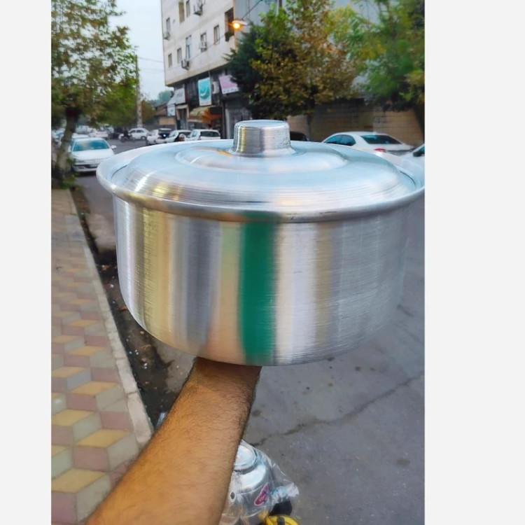 قابلمه روحی ساده ضخیم 13 تا 16 نفره قطر 36 سانت