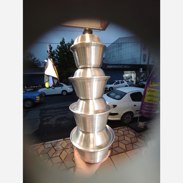 سرویس قابلمه روحی رشتی 4 سایز اول ( مناسب برای یک نفر تا 3-4نفره)