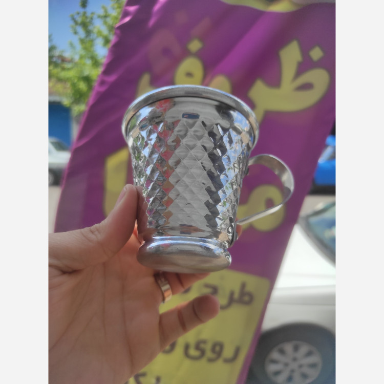 لیوان روحی دسته دار جنس درجه یک