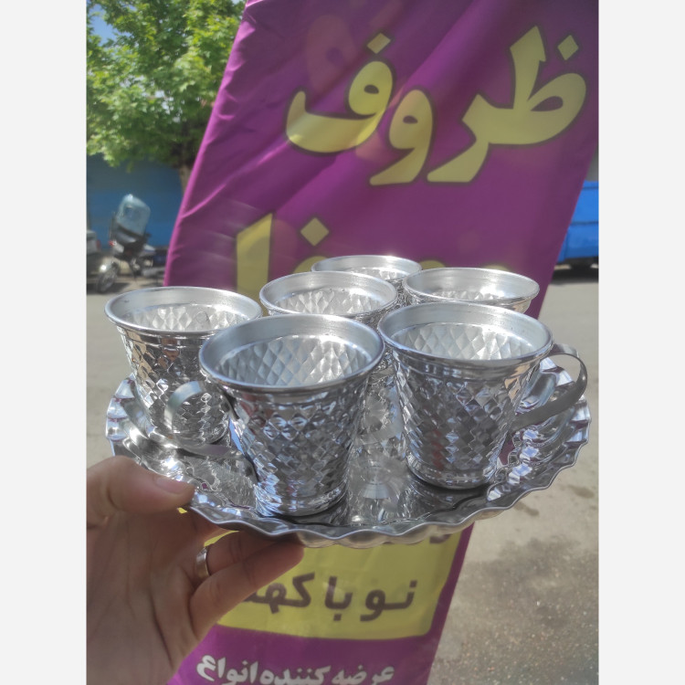 لیوان روحی دسته دار جنس درجه یک